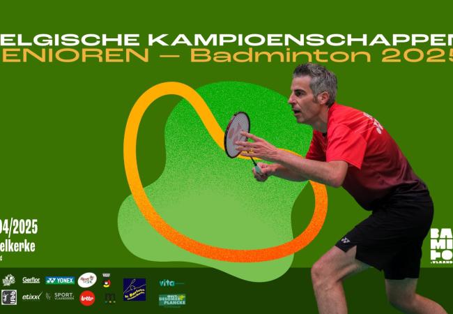 Belgische Kampioenschappen Senioren Badminton © Badminton Vlaanderen