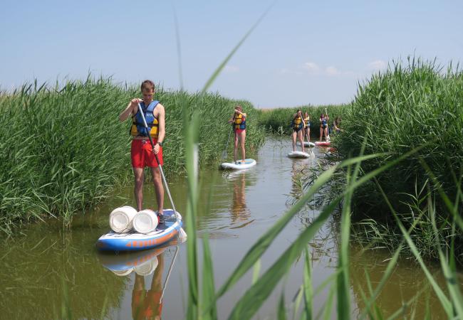 Suppen door de polders van Middelkerke © The Outsider Coast