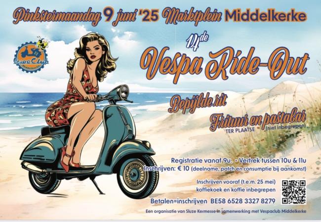 Vespa Ride-out Sluze Kermesse - editie 14 © sk2025