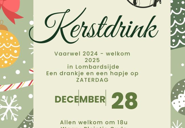 Kerstdrink 2024 © Dorp in Zicht Lombardsijde