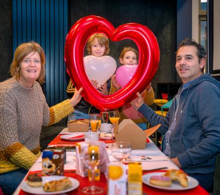 Liefde tussen de Regels: ontbijt in de bibliotheek © Luc Cassiman